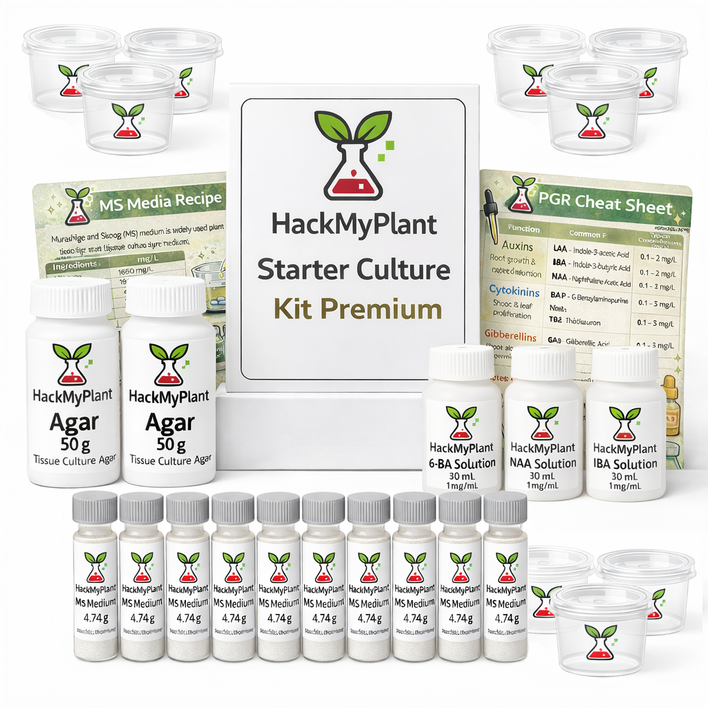 HackMyPlant Tissue Culture Starter Kit – Premium